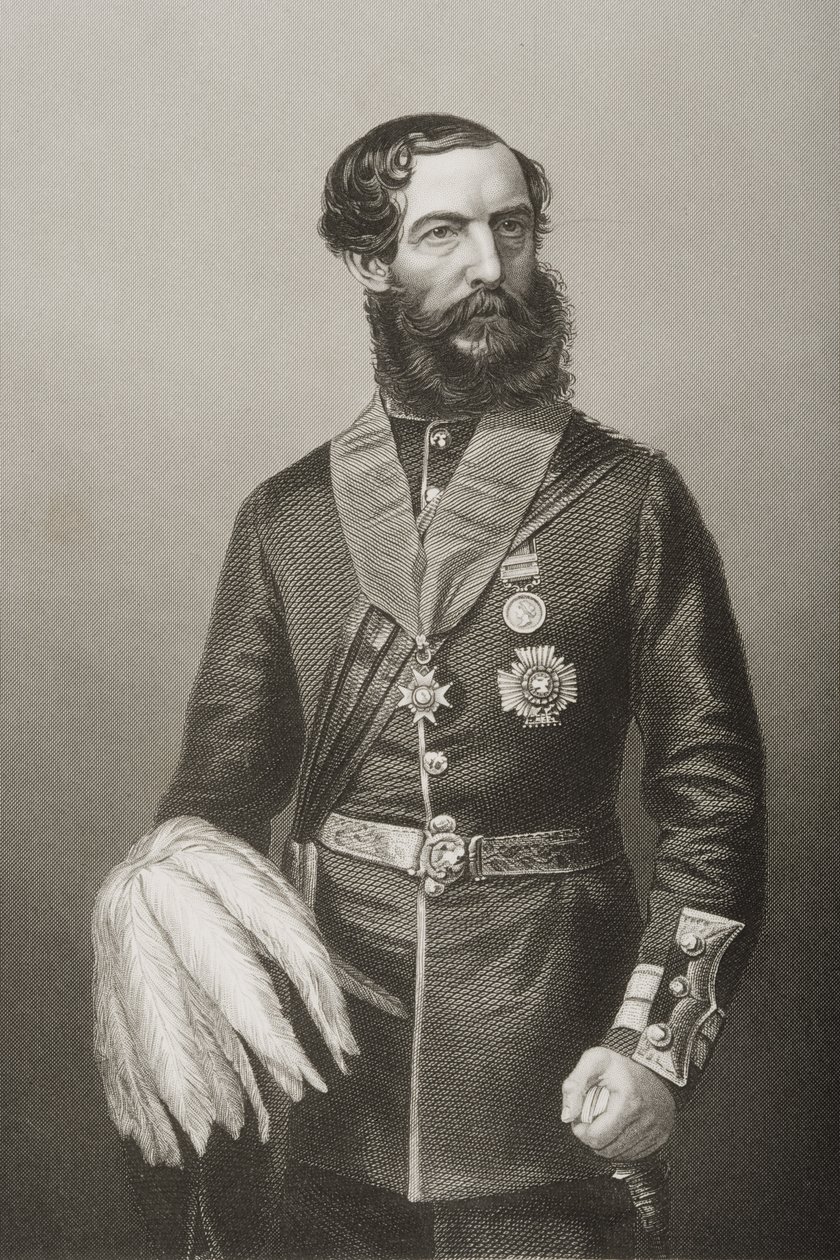 Sir John Eardley Wilmot Inglis (1814-62) (litho) tekijältä English School