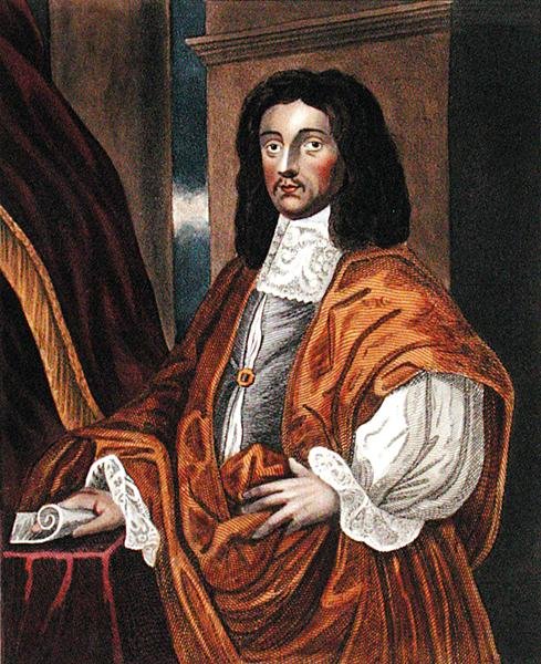 Sir Joseph Williamson (1633-1701), maalauksen jälkeen Bodleian Galleryssä tekijältä English School