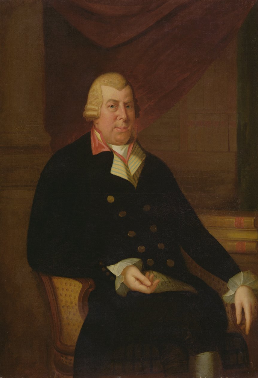 Sir Richard Crawshay (1739-1810) noin 1790 (öljy kankaalle). tekijältä English School