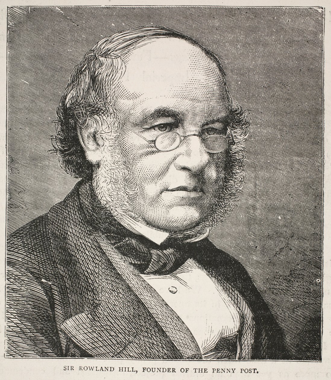 Sir Rowland Hill, Penny Postin perustaja tekijältä English School