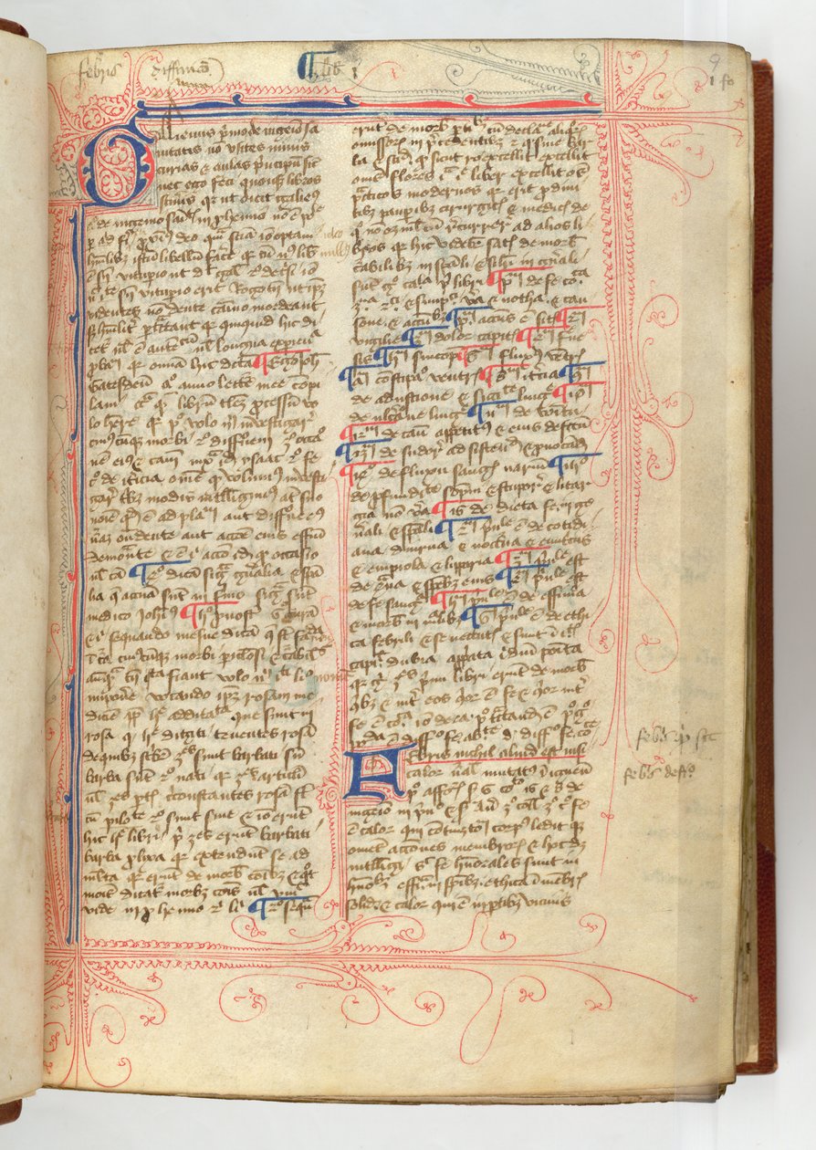 Sloane 280, f.9r Esipuhe 