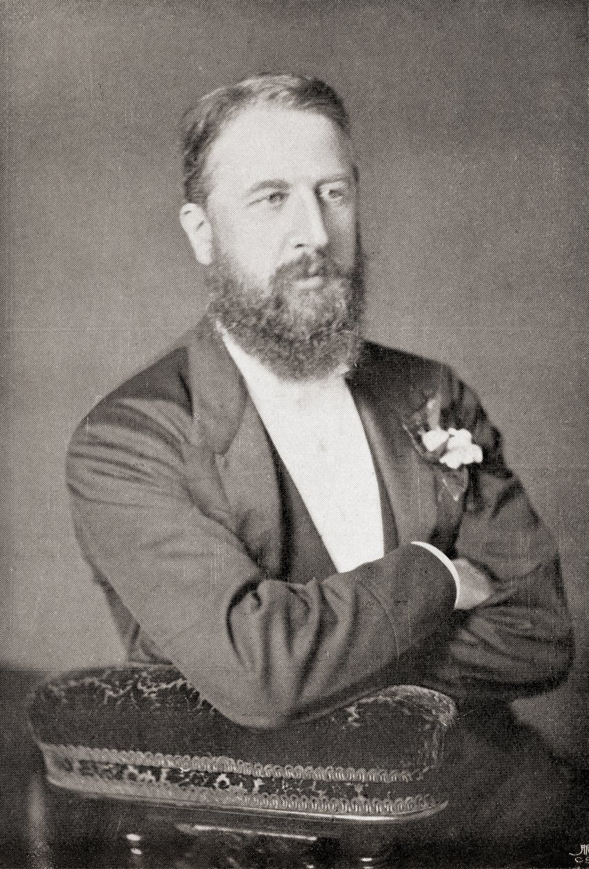 Spencer Compton Cavendish, David Williamsonin teoksesta Gladstone: The Man and the Statesman, julkaistu vuonna 1898 (litho) tekijältä English School