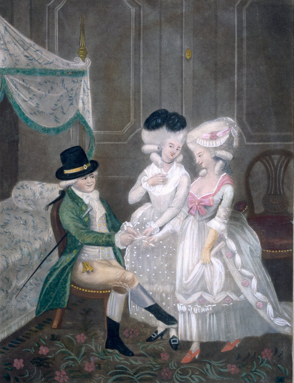 Sr. Timothy Thicketts vierailee ensimmäisenä Lontoossa tai, Beauties of Kings -paikassa, arvostelemassa --, 1781 tekijältä English School
