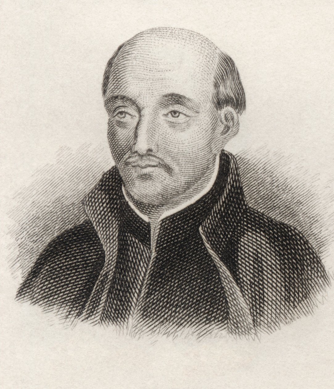 Pyhä Ignatius Loyolalainen, vuonna 1825 julkaistusta Crabbes Historical Dictionary -sanakirjasta tekijältä English School