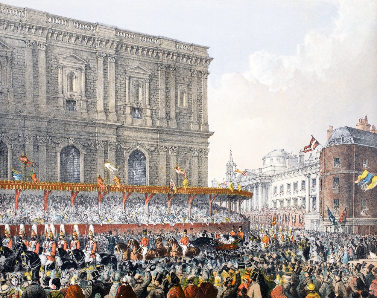 St Pauls, 7. maaliskuuta 1863, julkaisusta A Memorial of the Marriage of Edward VII ja Alexandra of Denmark, pub. 1864 tekijältä English School