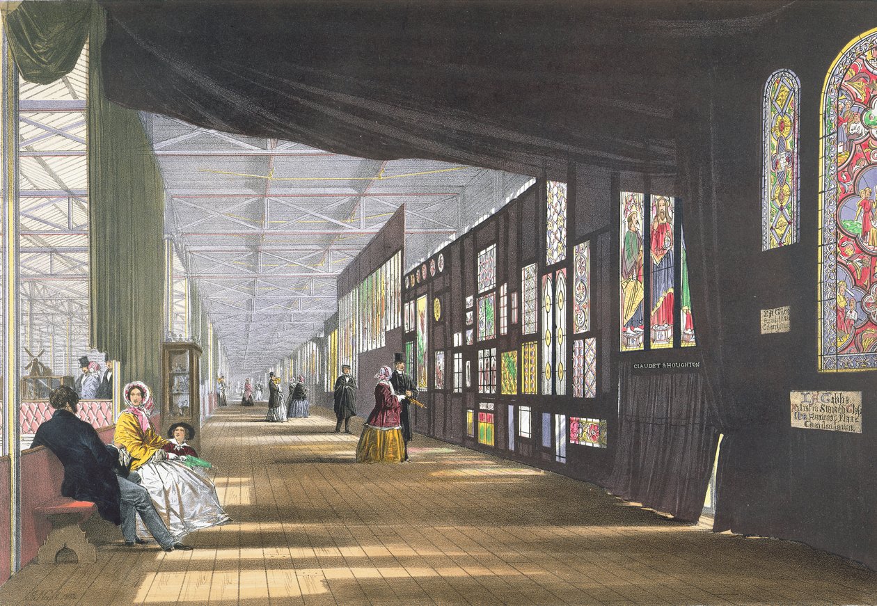 Stained Glass Gallery, Dickinsons Comprehensive Pictures of the Great Exhibition of 1851 -näyttelystä, julkaistu 1854 tekijältä English School