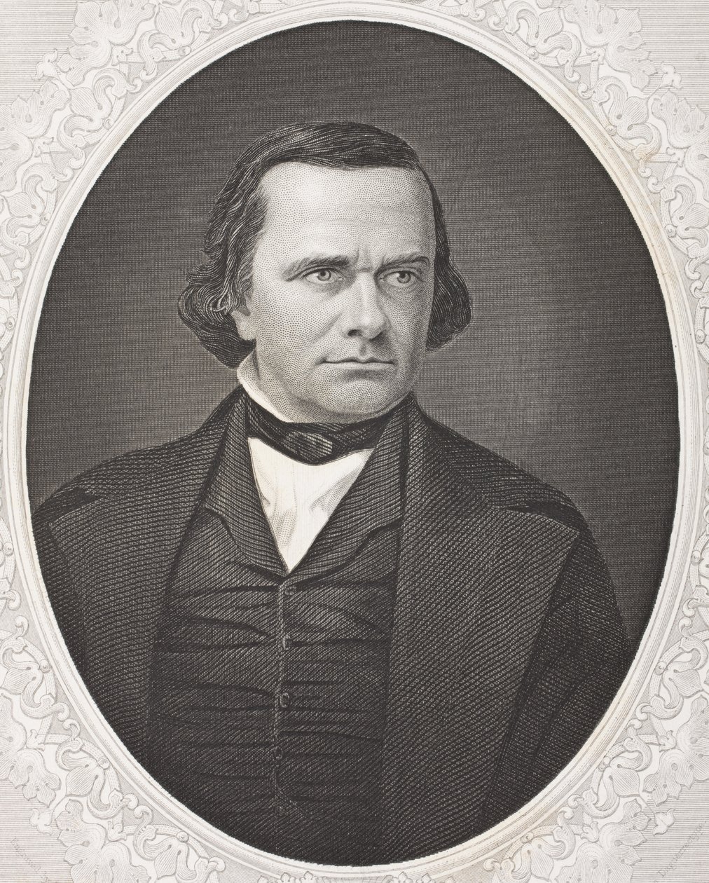 Stephen Arnold Douglas, "Gallery of Historical Portraits" -julkaisusta n. 1880 tekijältä English School