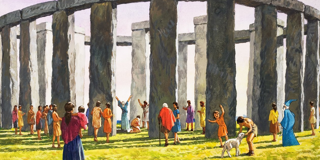 Stonehenge (guassia paperille) tekijältä English School