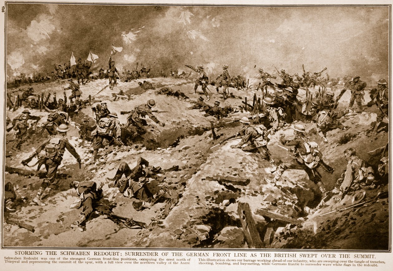 Schwaben Redoutin hyökkäys: Saksan etulinjan antautuminen, kun britit pyyhkäisivät huipun, 1914-1919 tekijältä English School