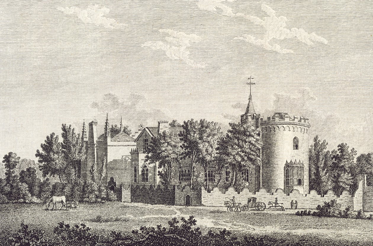 Strawberry Hill: North Front, 1784 tekijältä English School