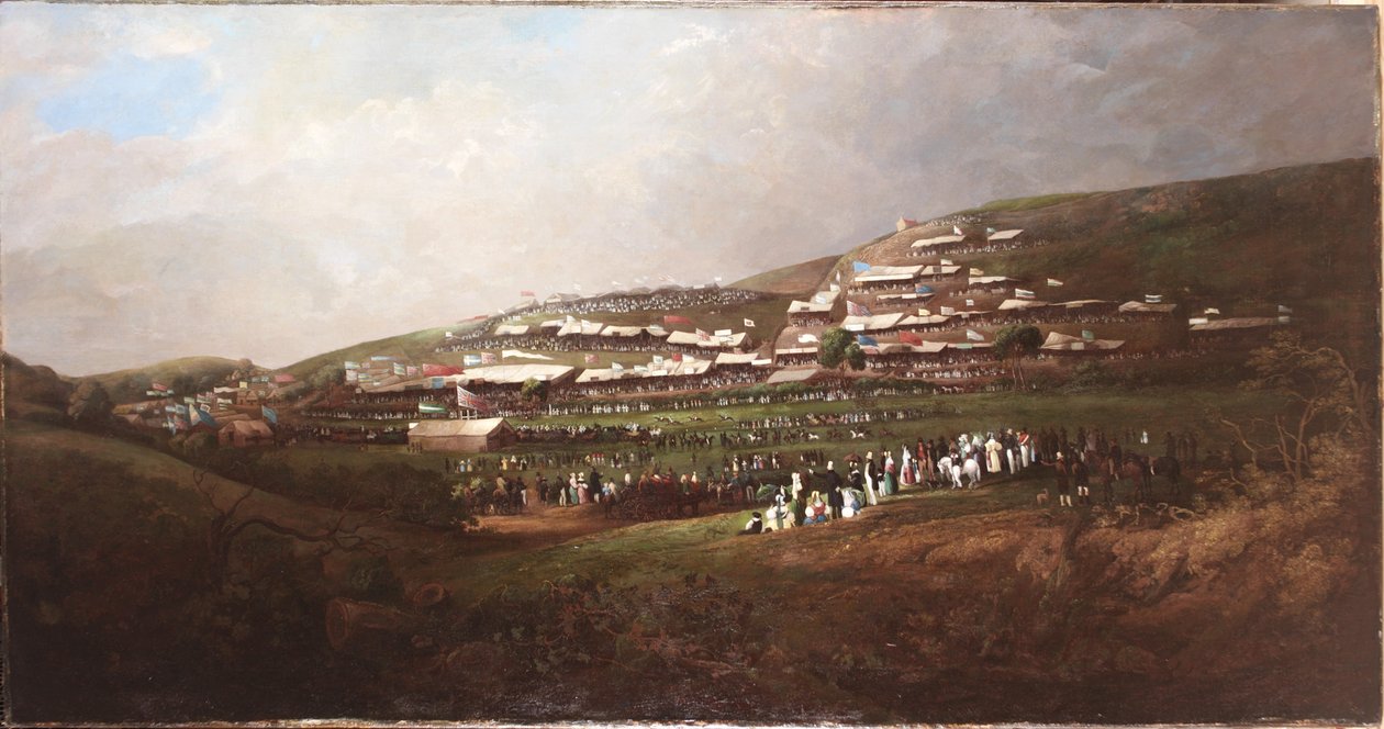 Sunderland, Tunstall Hopen kilpailut, noin 1835-40 (öljy kankaalle). tekijältä English School