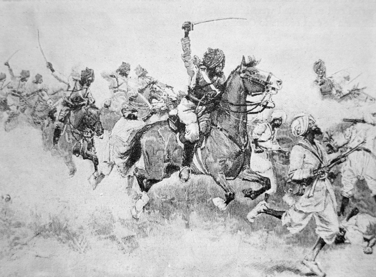 9. Bengalin ratsuväki Charge the Beloochees, Meaneen taistelu tekijältä English School