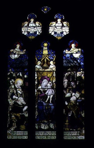 The Adoration of the Magi (lasimaalaus) tekijältä English School