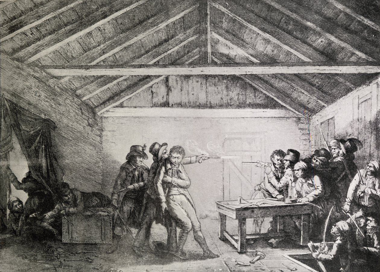 Cato Streetin salaliittolaisten pidätys 23. helmikuuta 1820 tekijältä English School
