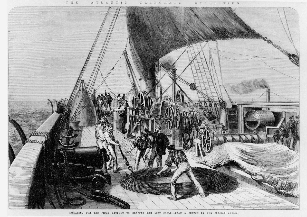 Atlantic Telegraph Expedition, viimeinen yritys taistella kadonneen kaapelin kanssa tekijältä English School