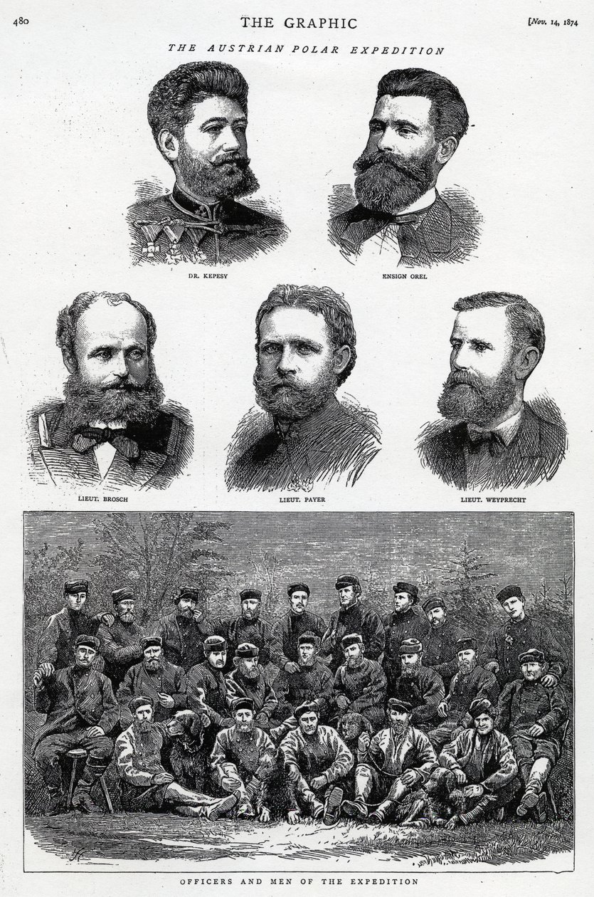 The Austrian Polar Expedition, julkaistu The Graphicissa, 14. marraskuuta 1874 tekijältä English School