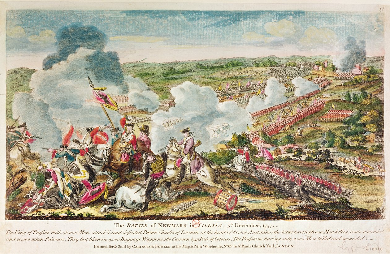 Neumarkin taistelu Sleesiassa 5. joulukuuta 1757 tekijältä English School