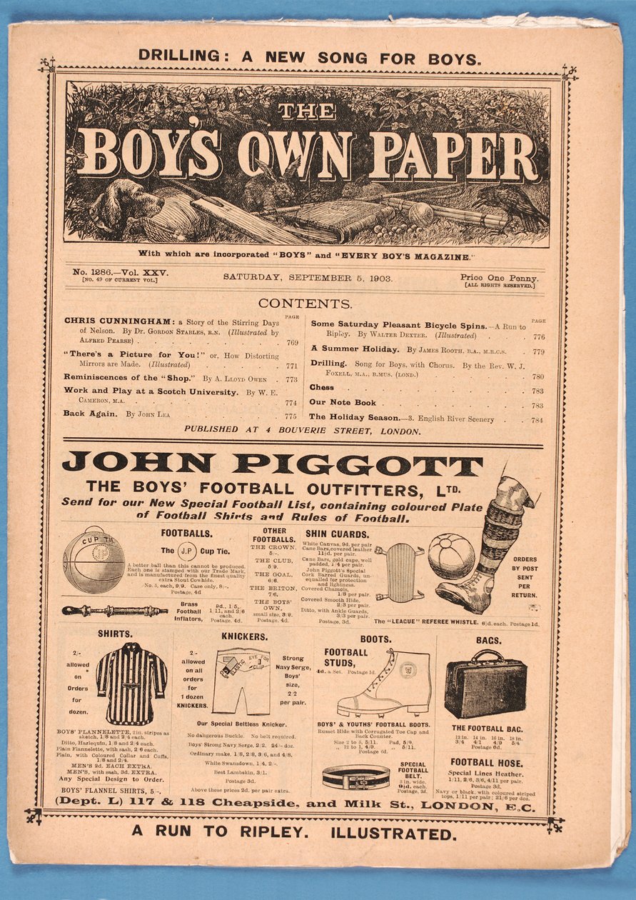 The Boys Own Paper, 1903 (painettu) tekijältä English School