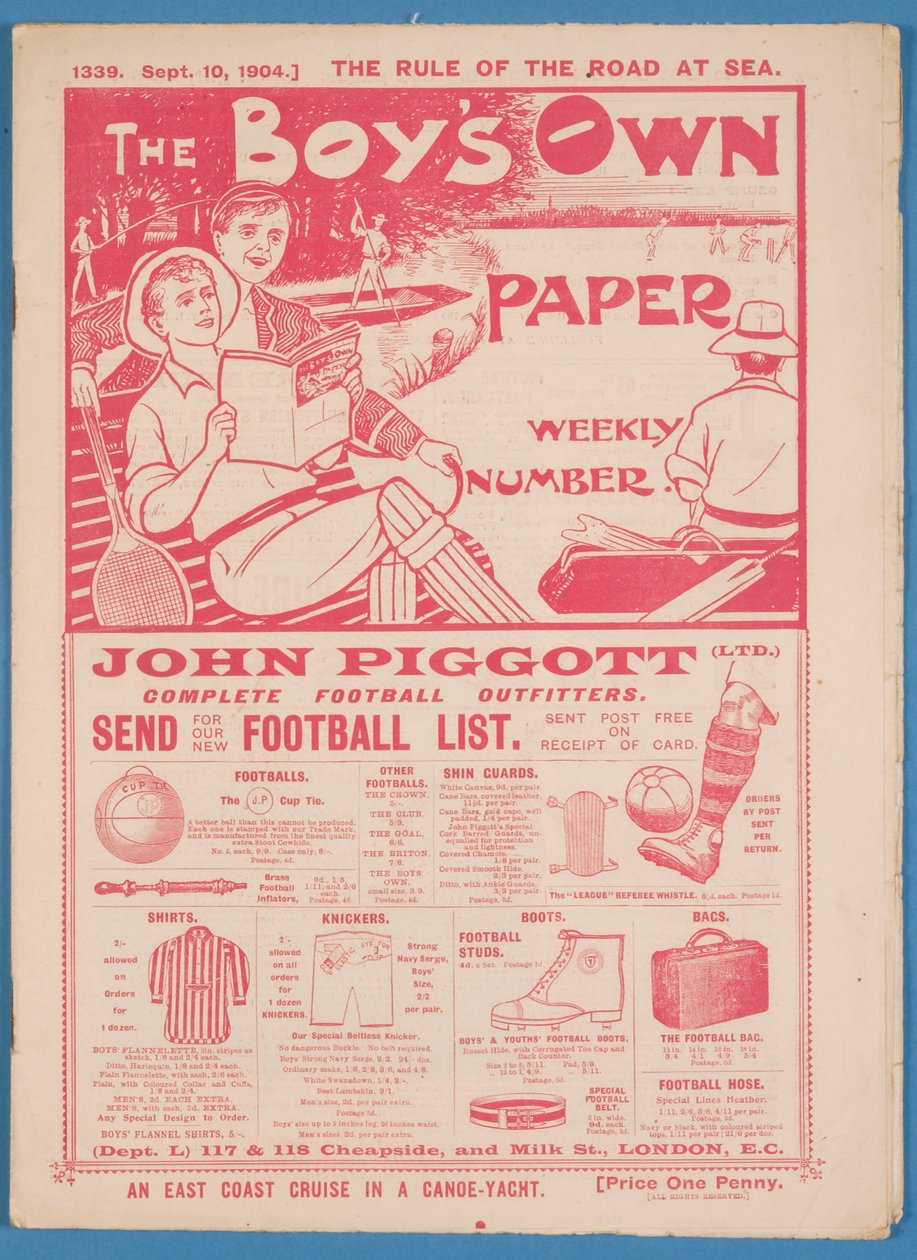 The Boys Own Paper, 1904 (painettu) tekijältä English School