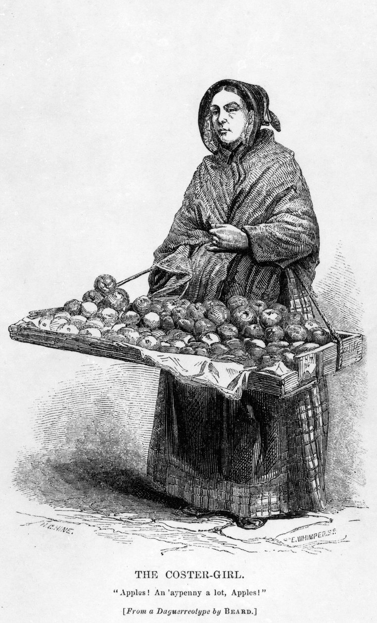Coster-tyttö, n. 1840 tekijältä English School