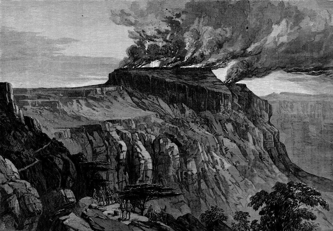 Magdalan tuho, brittiläisestä retkikunnasta Abessiniaan, 1868 tekijältä English School