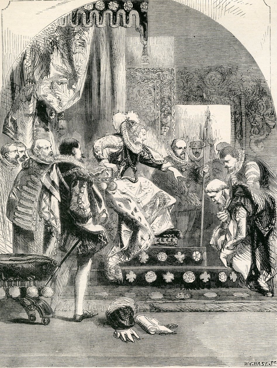 Elisabetin Earl of Murray ja Kilwinningin apotti erottaminen, 1865 tekijältä English School