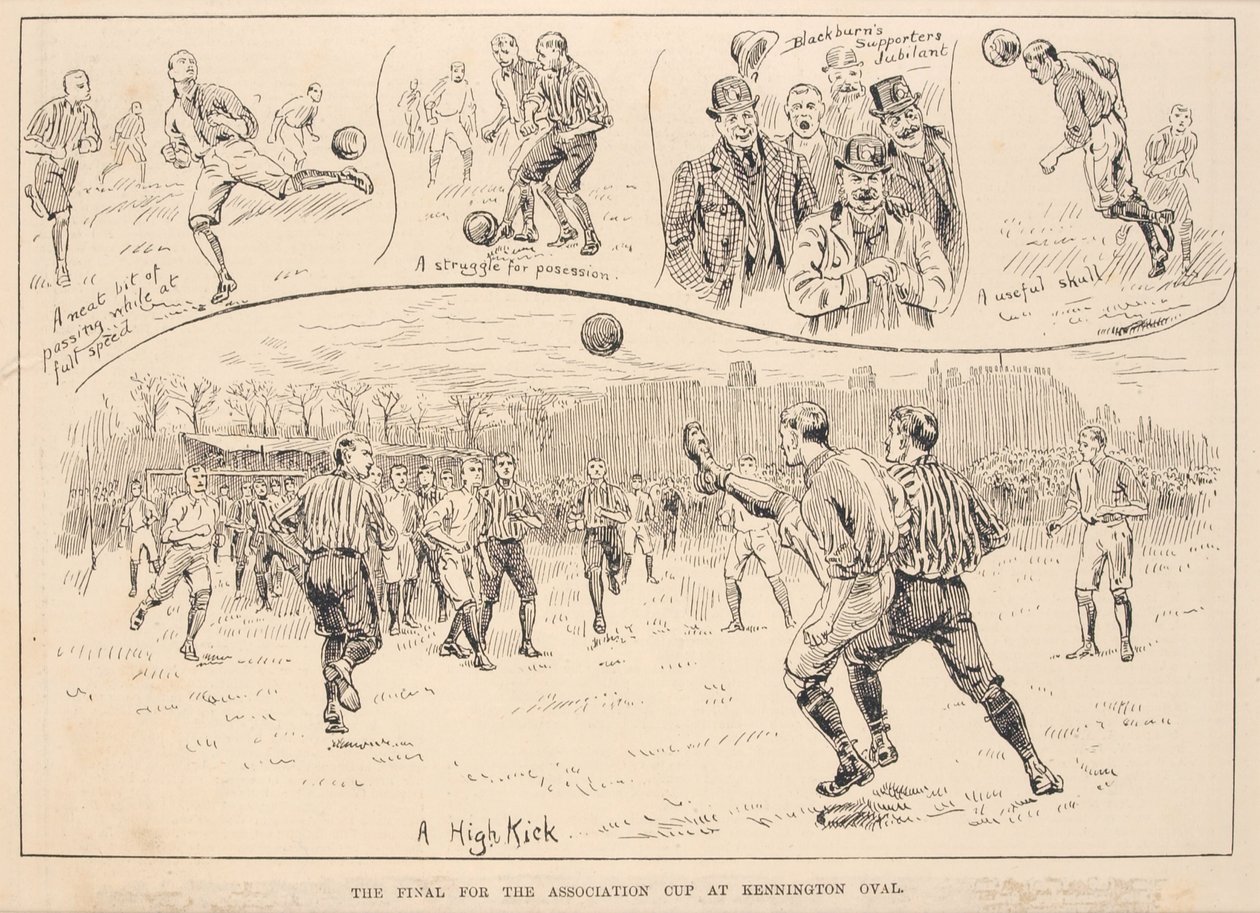 Association Cupin finaali Kennington Ovalissa, Illustrated Sporting and Dramatic News tekijältä English School