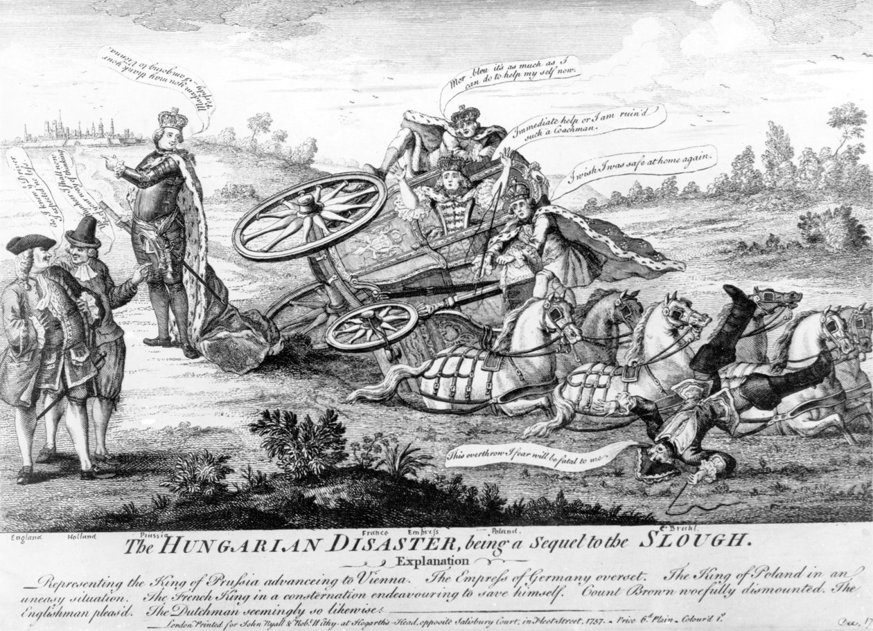 Unkarin katastrofi, joka on jatkoa Sloughille, 1757 tekijältä English School