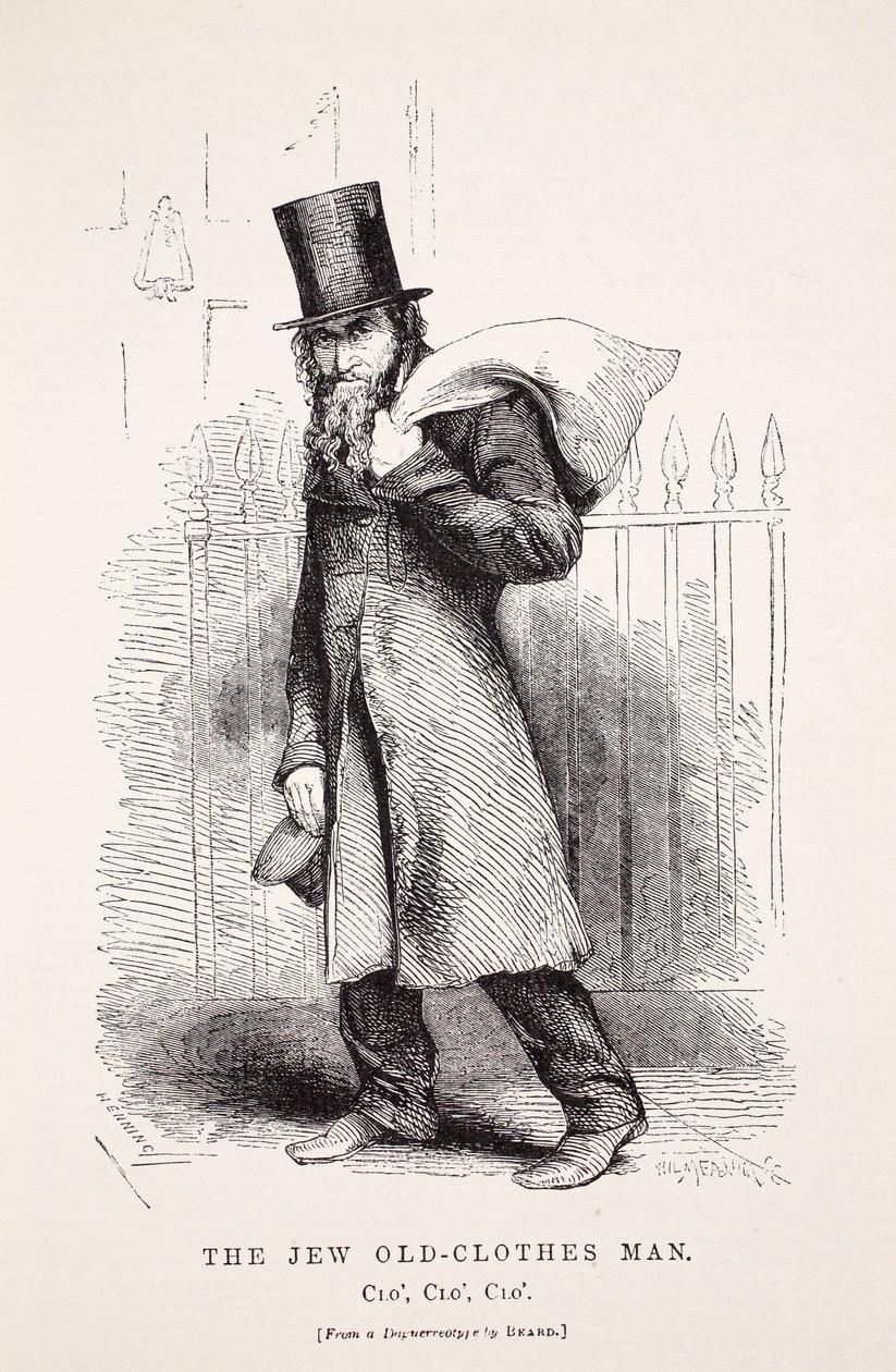 The Jew Old-Clothes Man, Richard Beardin dagerrotypian mukaan, Henry Mayhew
