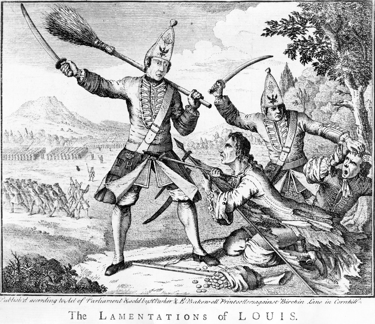 Louisin valituslaulut, 1757 tekijältä English School