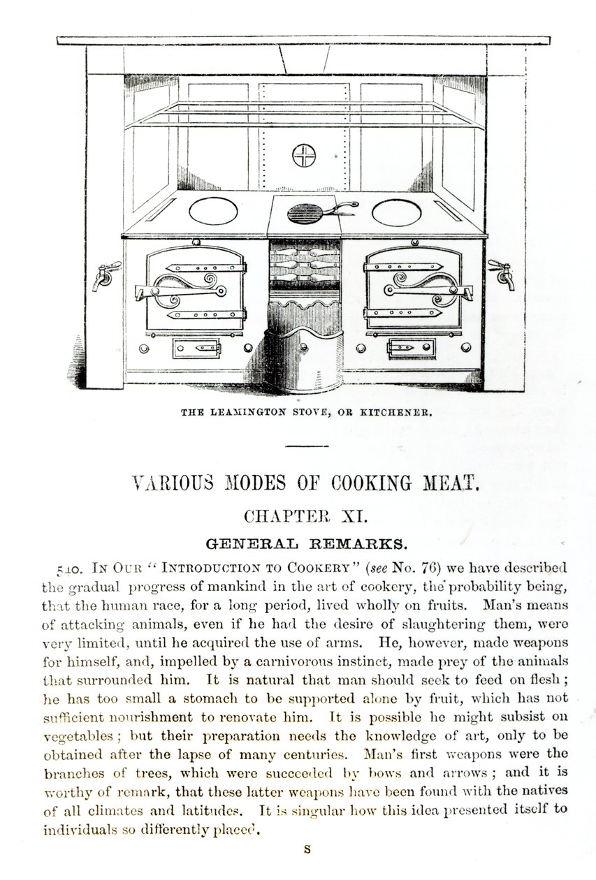 Leamington Stove tai Kitchener Isabella Mary Beetonin (1836-65) luvusta XI "Beeton