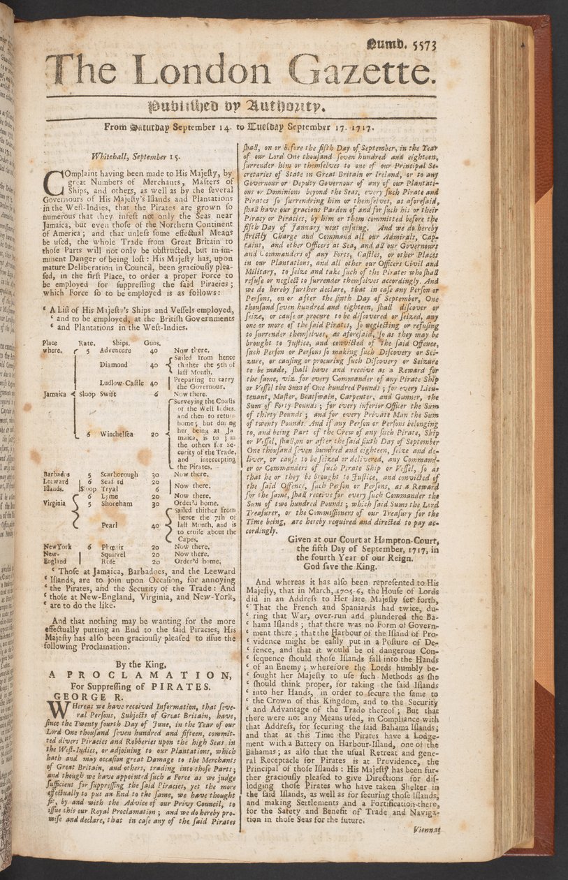 The London Gazette, numero 5573, sivu 1 tekijältä English School