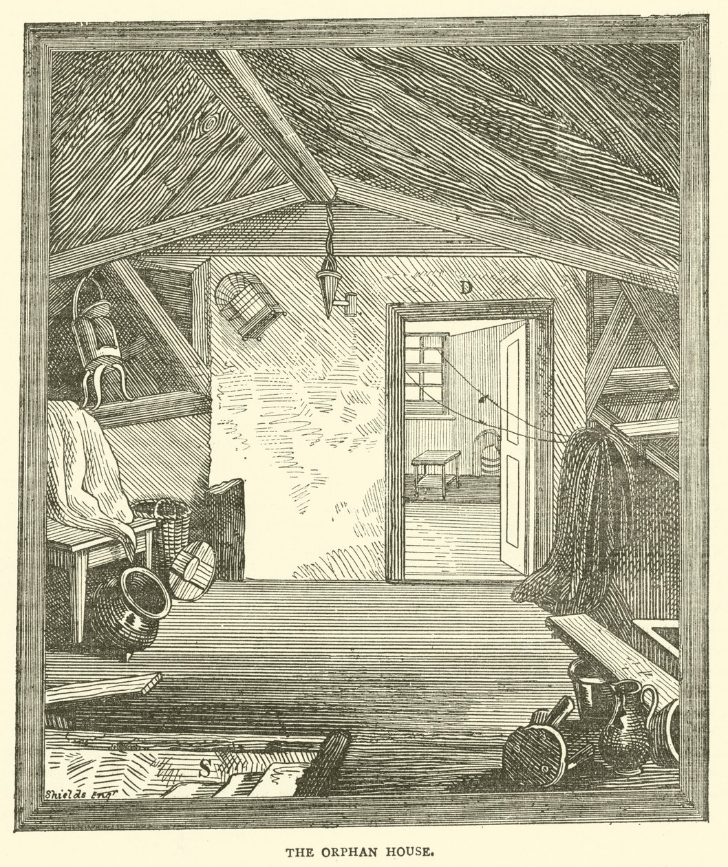 Orpokoti (kaiverrus) tekijältä English School