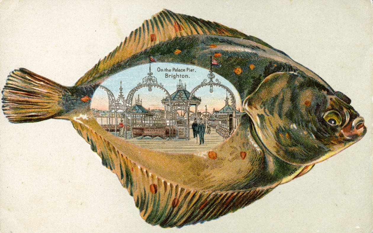 Palace Pier, Brighton pohjan sisällä, 1880-1900 tekijältä English School