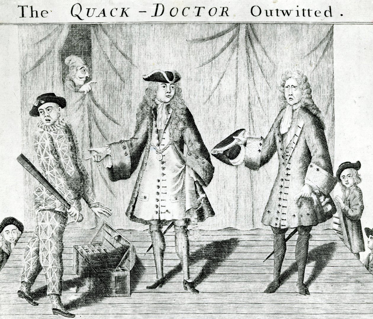 The Quack Doctor Outwitted, julkaisija Sutton Nichols, 1558 tekijältä English School