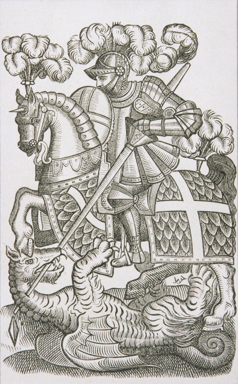 Punaisen Ristin ritari, Edmund Spenserin Faerie Queenen ensimmäisestä painoksesta, 1590 tekijältä English School