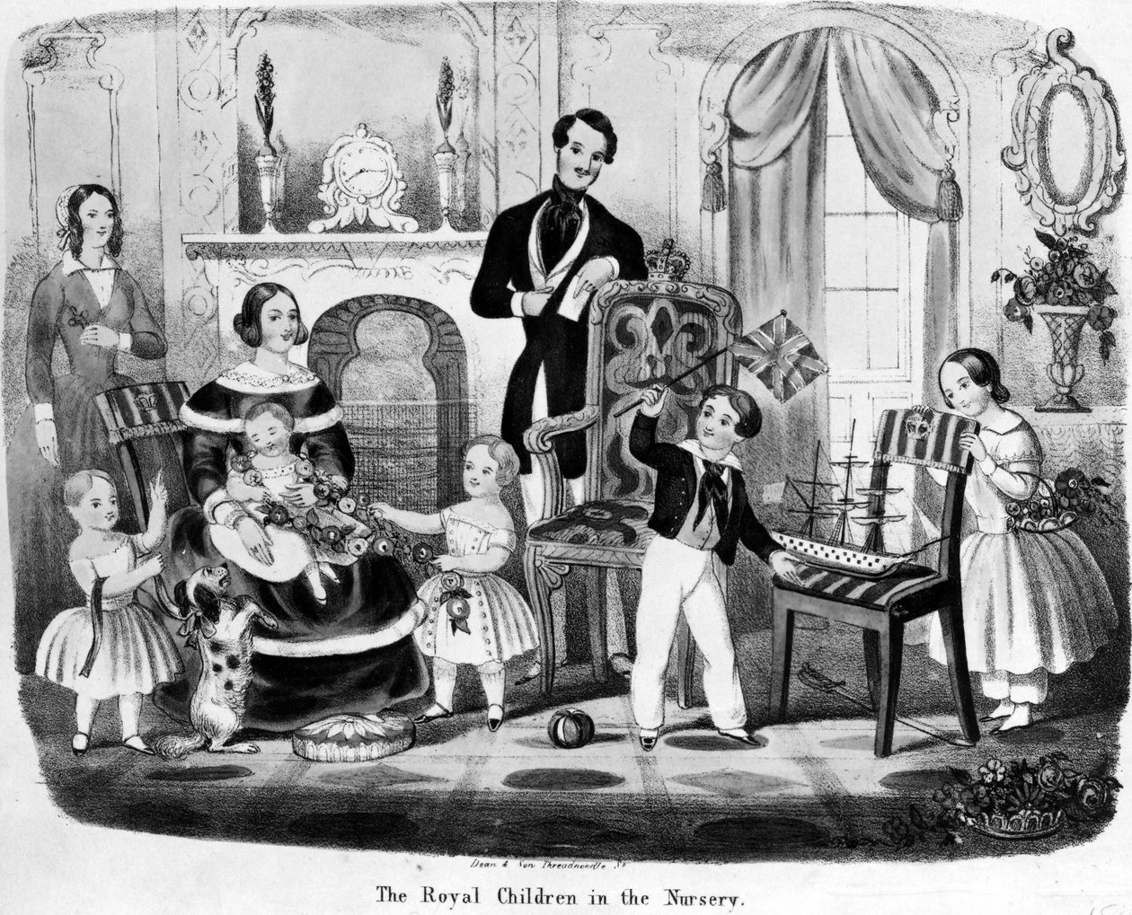 The Royal Children in the Nursery, kirjoittanut T. H. A. E., 1847 tekijältä English School