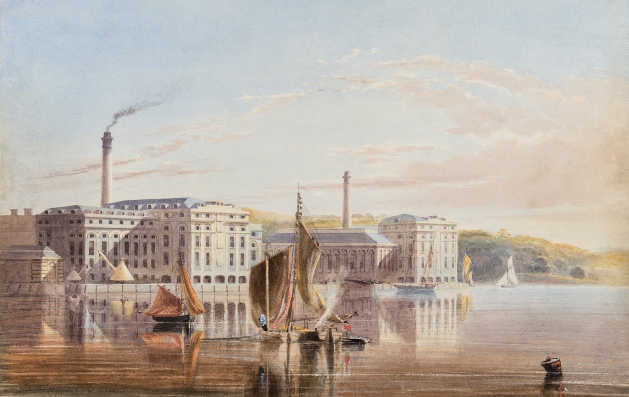 Royal William Victualling Yard, Stonehouse, n. 1840 tekijältä English School