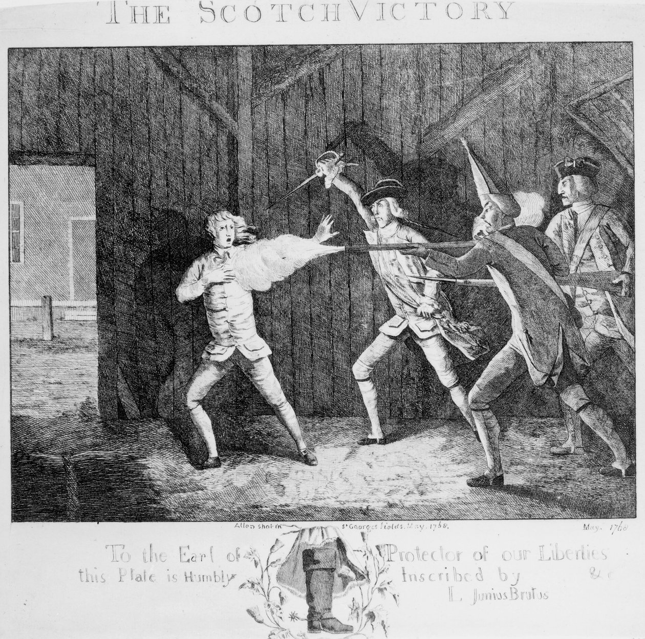 Scotch Victory, 1768 tekijältä English School
