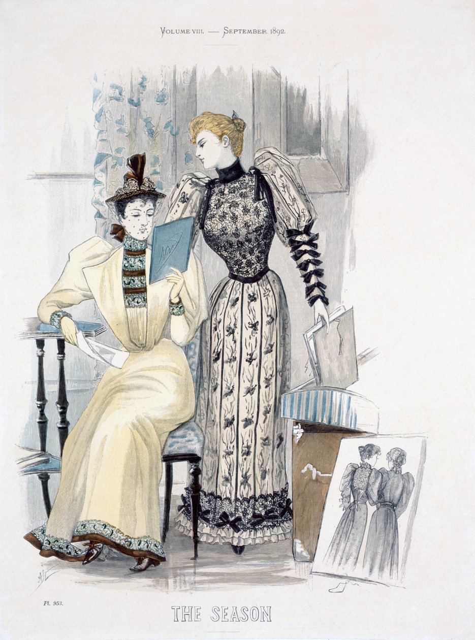 The Season, muotilevy The Queenille, syyskuu 1892 tekijältä English School