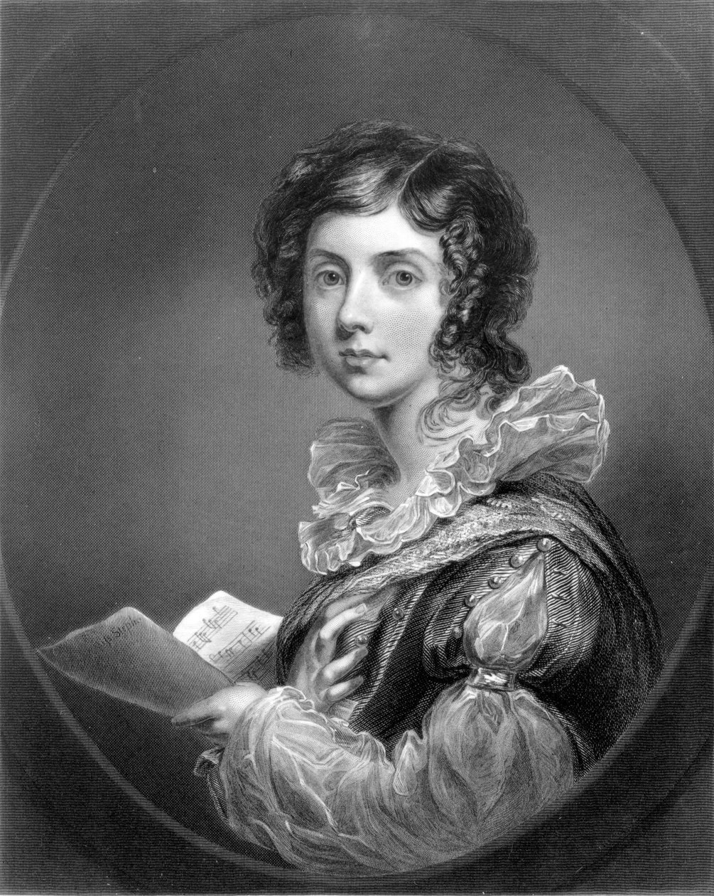 The Songstress, kaiverrus G. Stodart, n. 1863 tekijältä English School