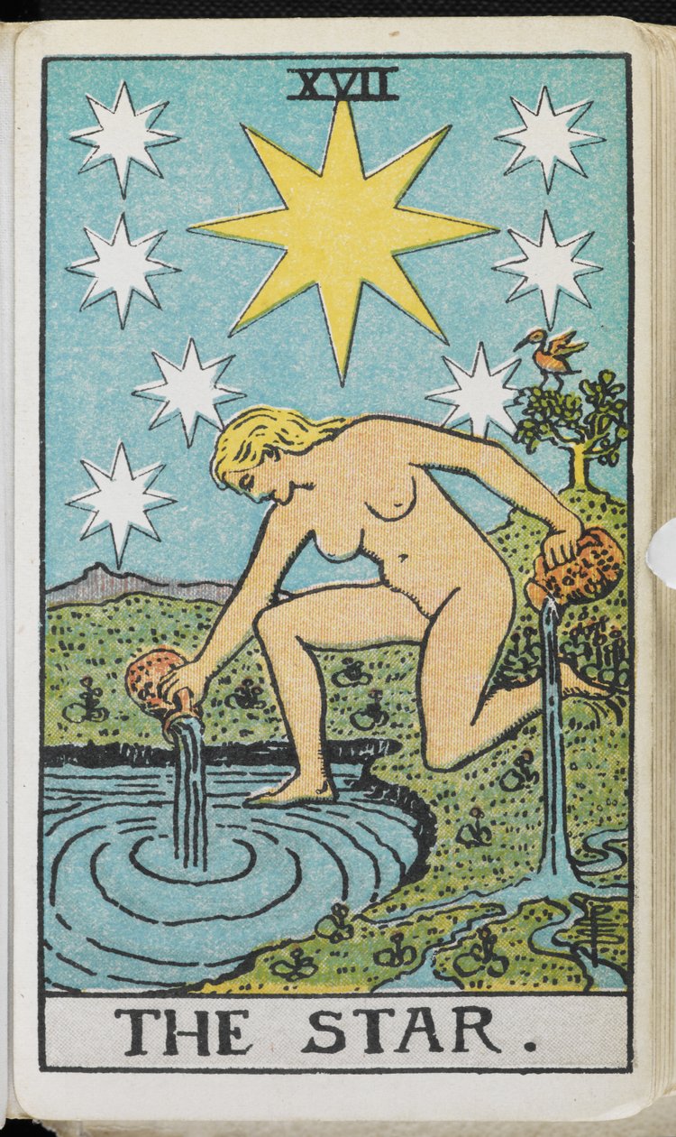 Tähti Tarot-avaimesta: se on salaisen perinteen katkelmia ennustamisen verhon alla. [Korttisarjan kanssa.]