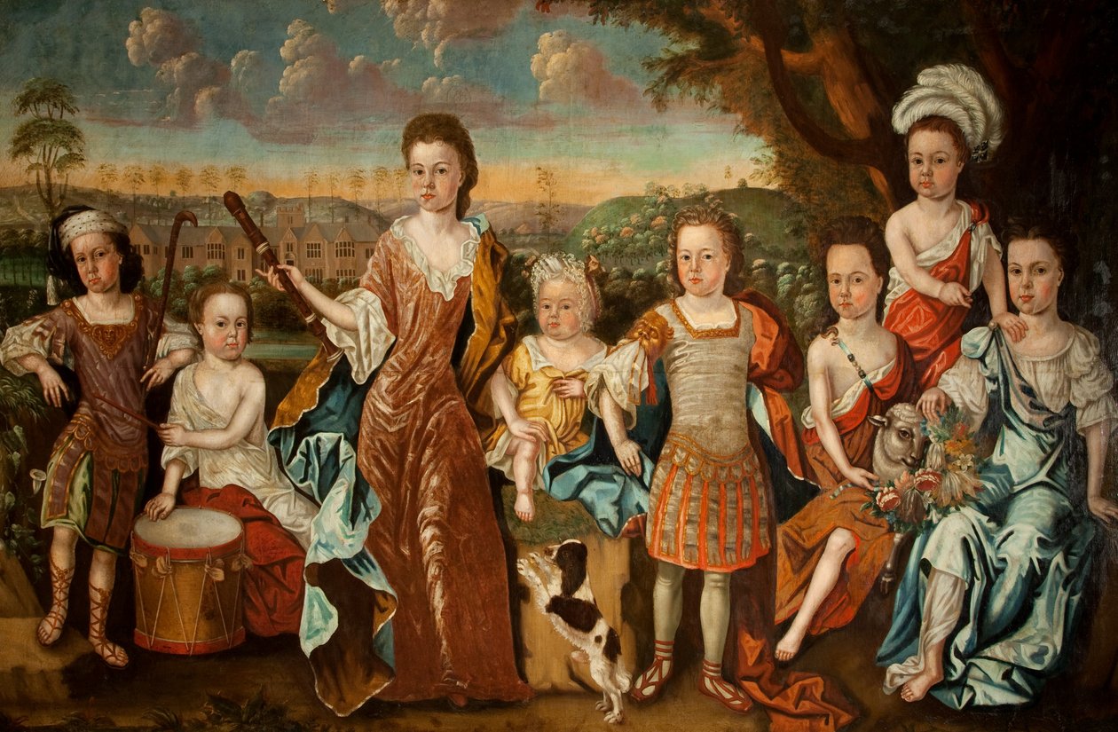 Stracheyn perhe, n. 1710 tekijältä English School