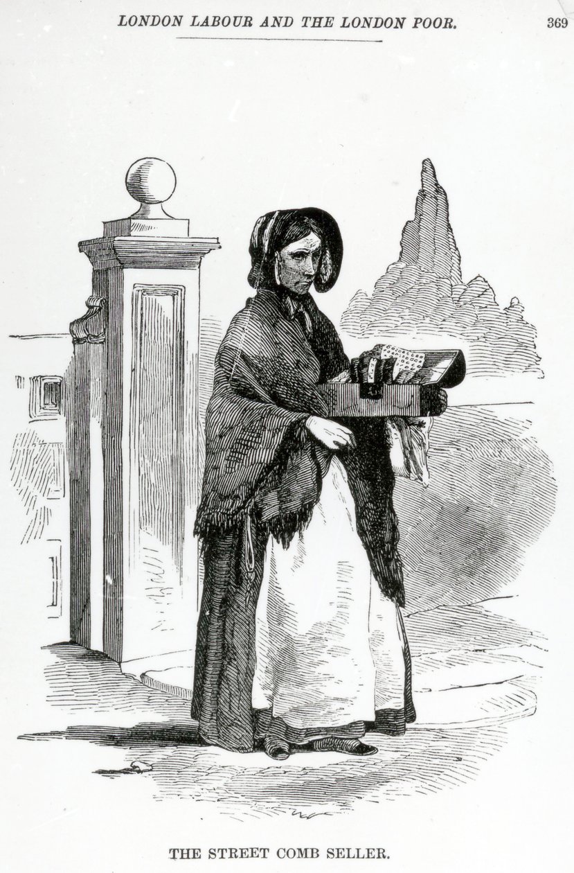 The Street Comb Seller, n. 1840 tekijältä English School