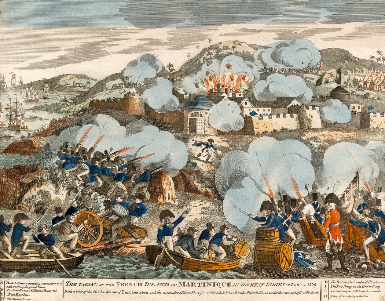 ? Ranskan Martiniquen saaren valtaaminen Ranskan Länsi-Intiassa 24. helmikuuta 1809? tekijältä English School