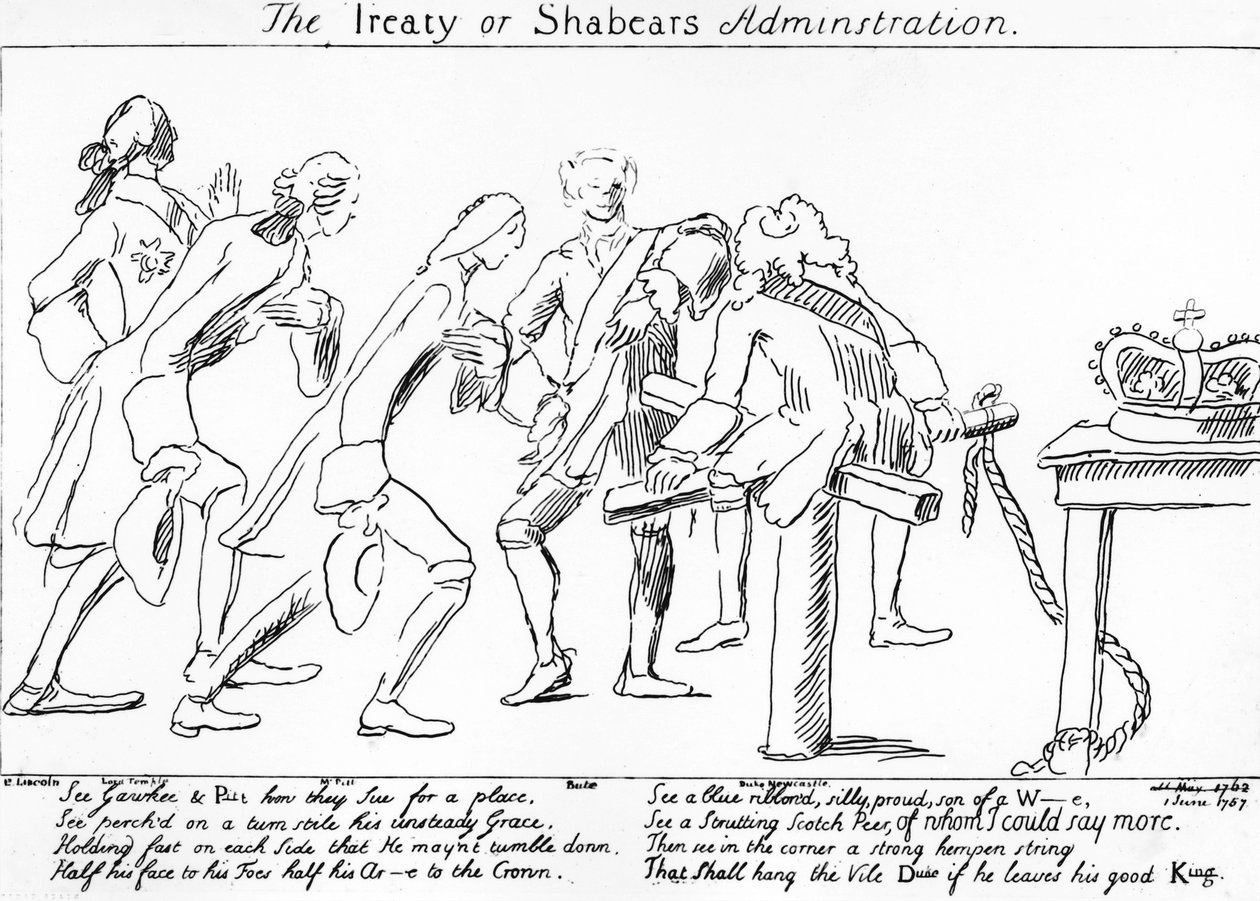 Sopimus eli Shabearsin hallinto, 1757 tekijältä English School