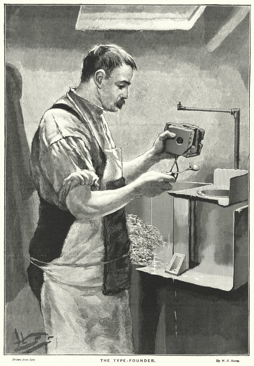 The Type-Founder (kaiverrus) tekijältä English School
