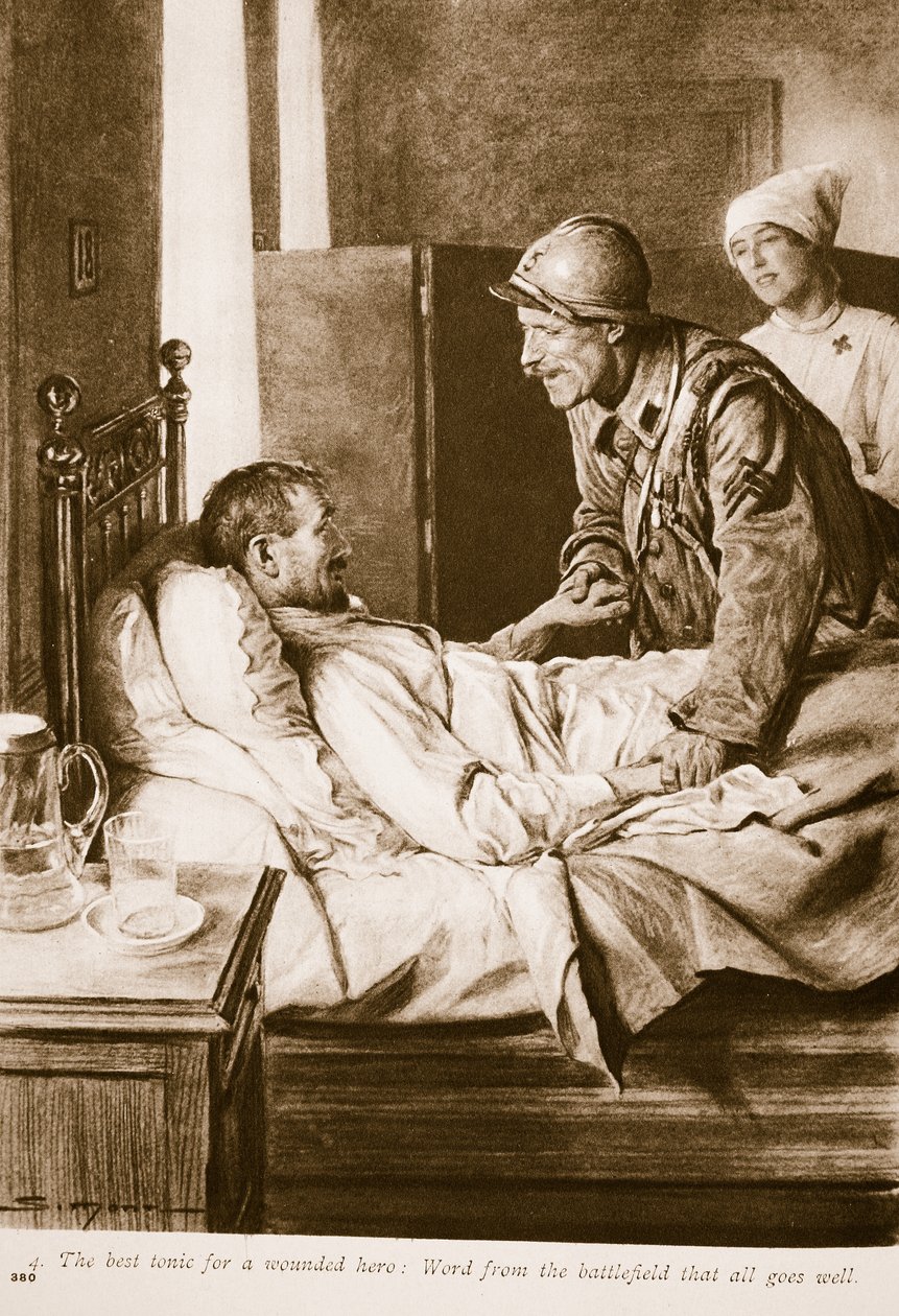 Paras tonic haavoittuneelle sotilaalle: Sana taistelukentältä, että kaikki menee hyvin, 1914-19 tekijältä English School