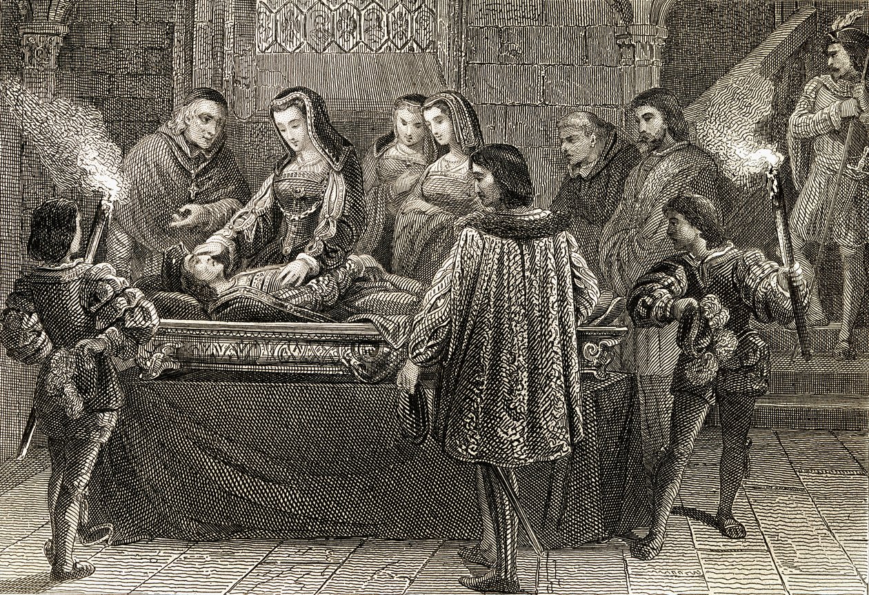 Filippos Komean (1478-1506) hautaaminen. tekijältä English School