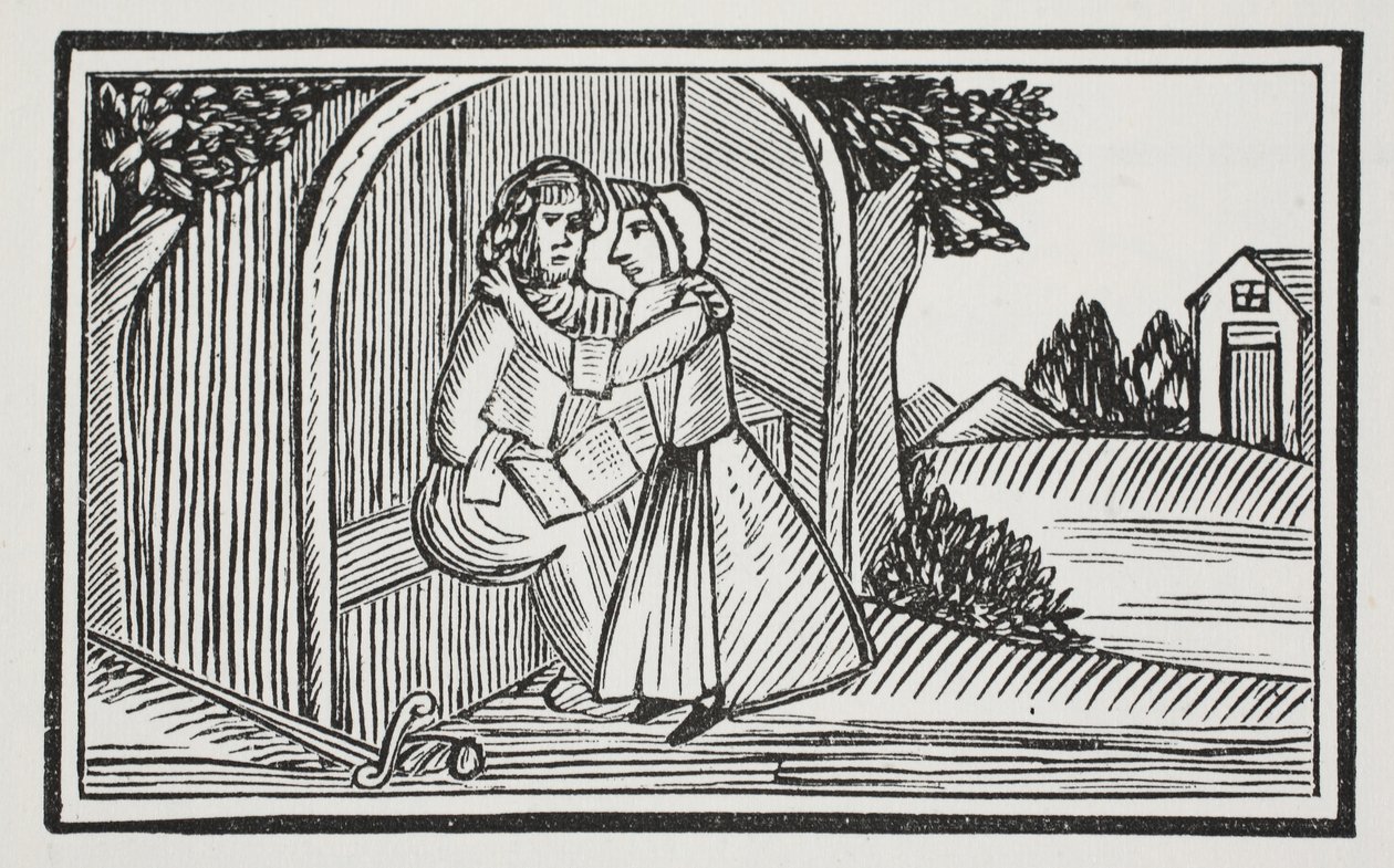 Guyn kuolema, kuvitus John Ashtonin kirjasta Chap-books of the Eightenth Century, pubi. 1882 tekijältä English School